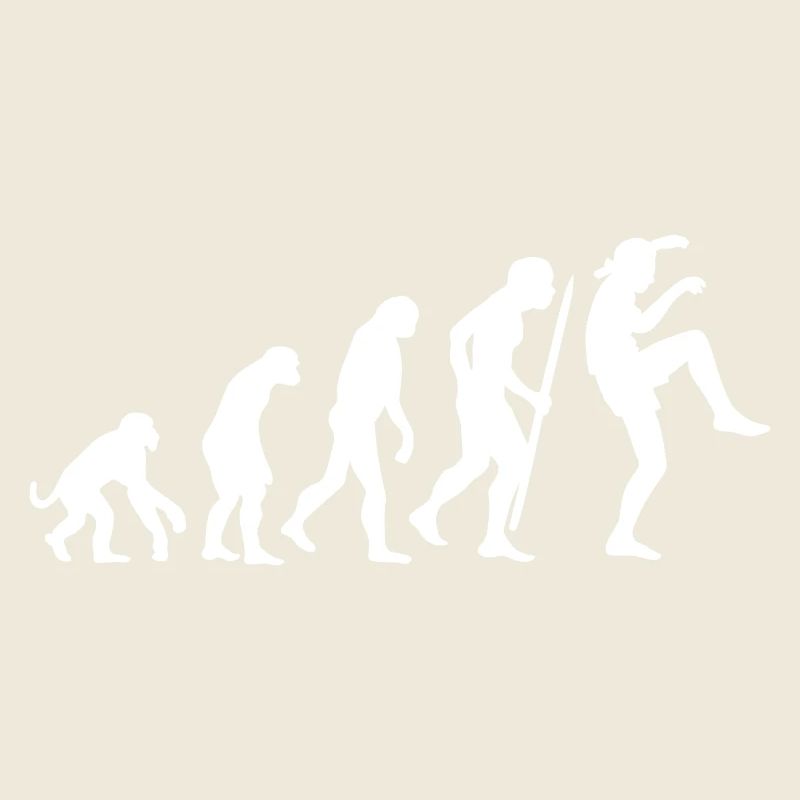 Lustige Evolution Karate Vintage 80er Crane Kick