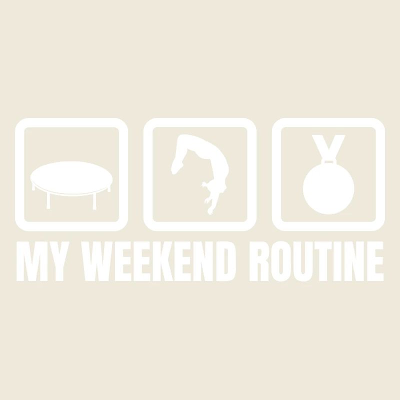 Trampoline Weekend Routine