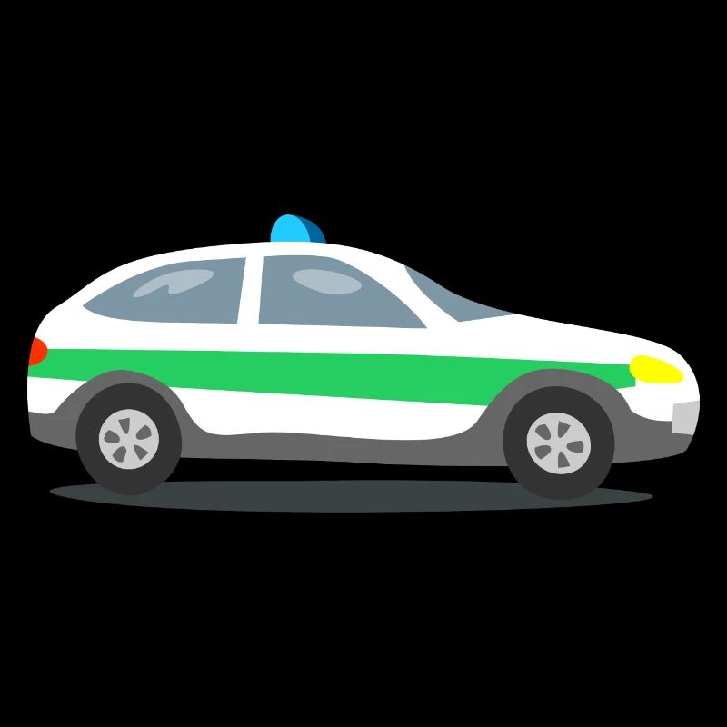 Polizeiauto mit Blaulicht