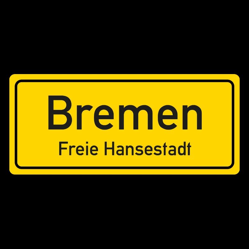 Bremen place name sign Germany