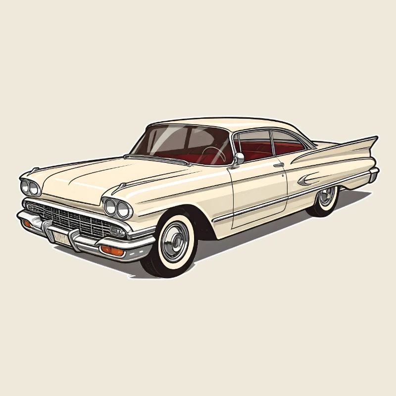 Klassischer Oldtimer - Elegantes Retro-Autodesign