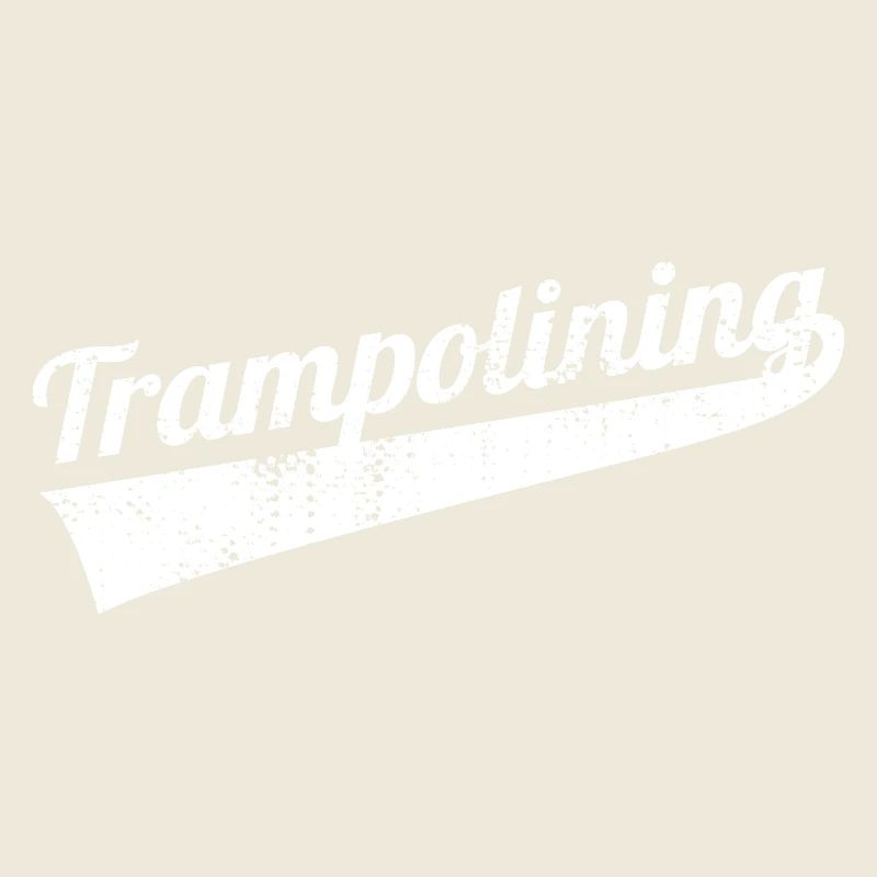 Fun trampoline jumping