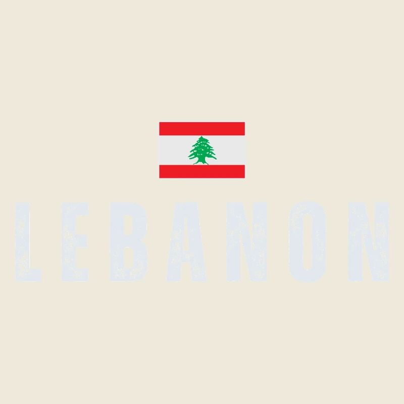 Fier drapeau libanais du Liban