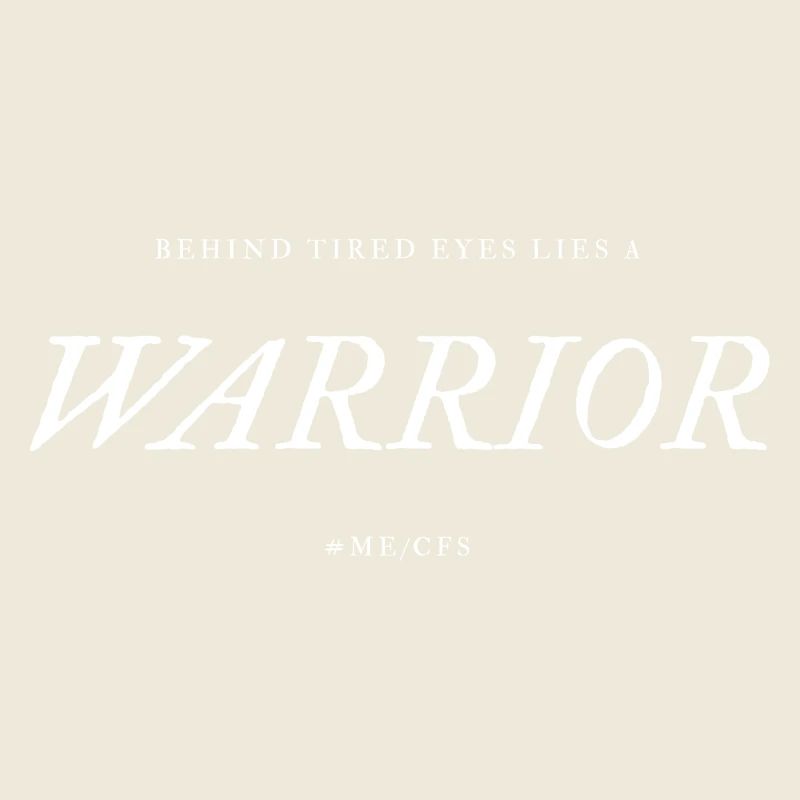 ME/CFS Warrior blanc