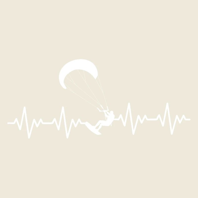 Kitsurfing Kiting Kitesurfing ECG Heartbeat