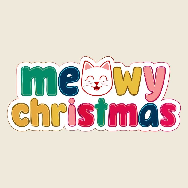 Noël chat - Noël miaulé