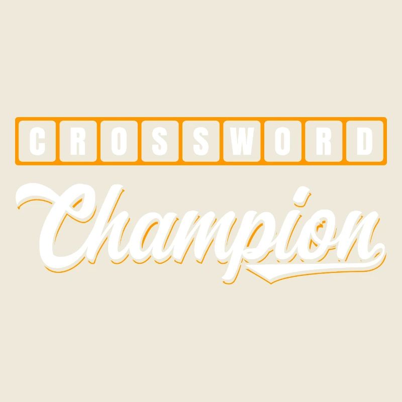 Conception typographique de Champion des mots croisés