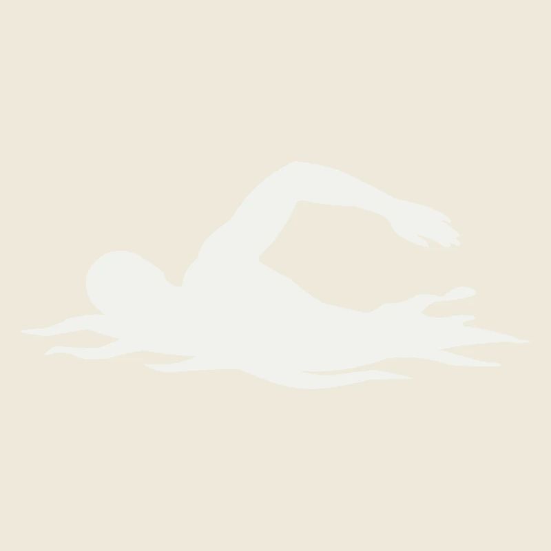 Silhouette de nageurs dans l’eau