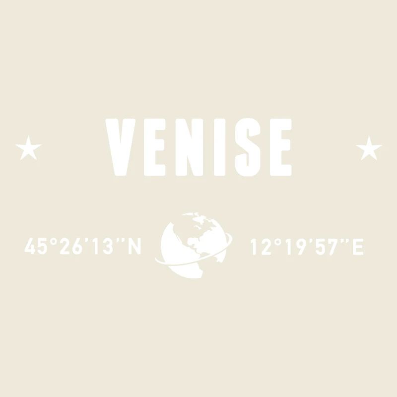 Venice Italy Coordinates Gps Globe