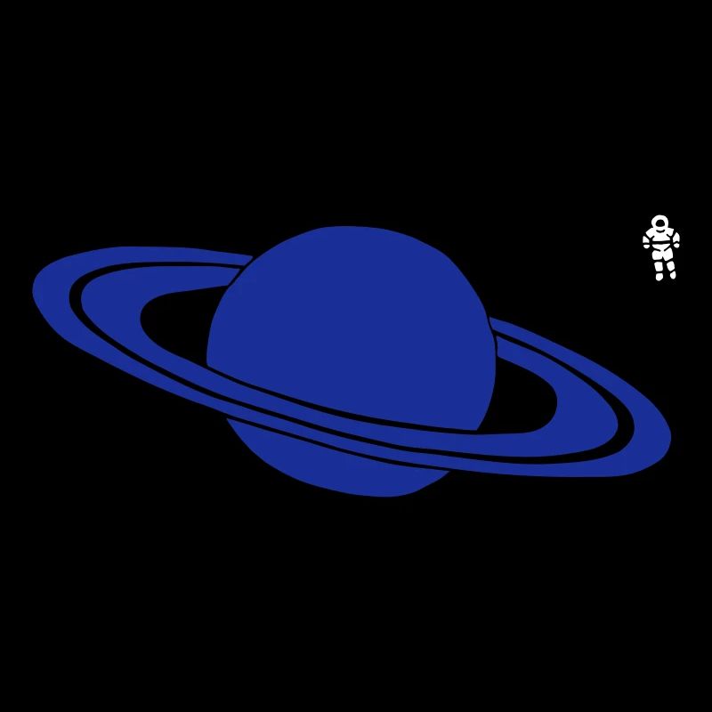 Saturn - Astronaut - Planet - Raumfahrt