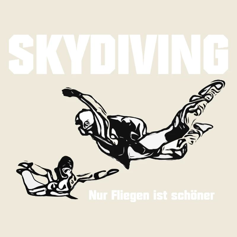 Skydiving, only flying is more beautiful