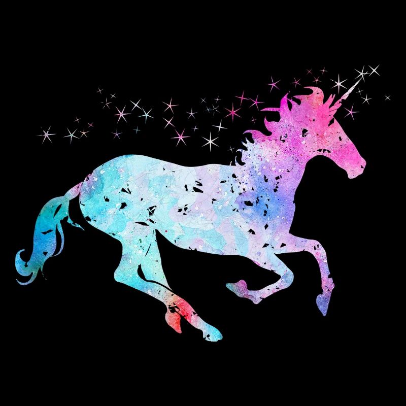 Licorne avec paillettes