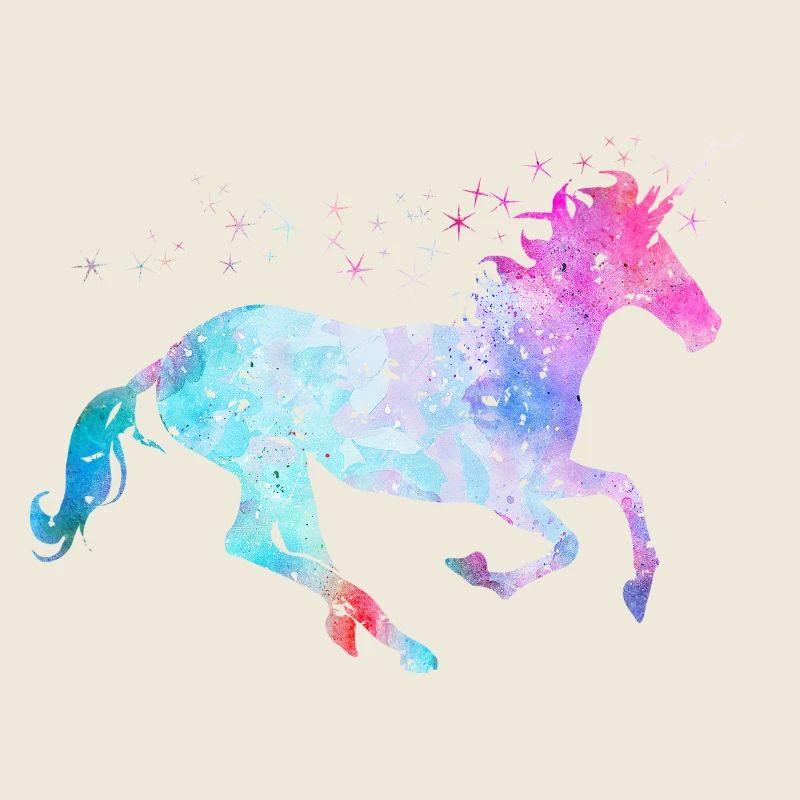 Einhorn mit Glitzer