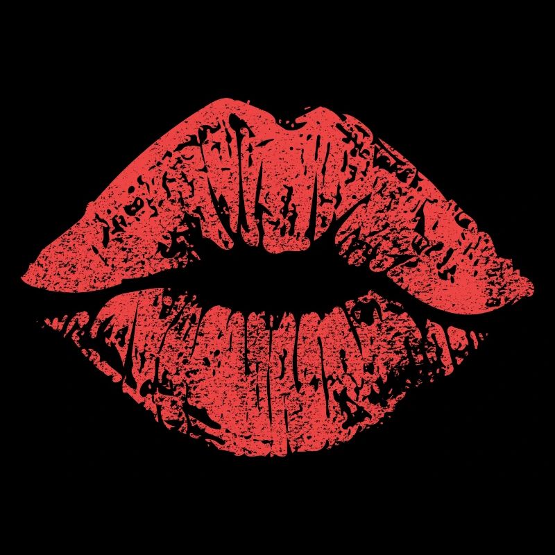 Embrasser le rouge à lèvres