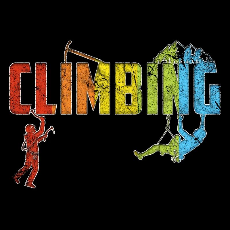 Outdoor Klettern Geschenk Retro Vintage Climbing
