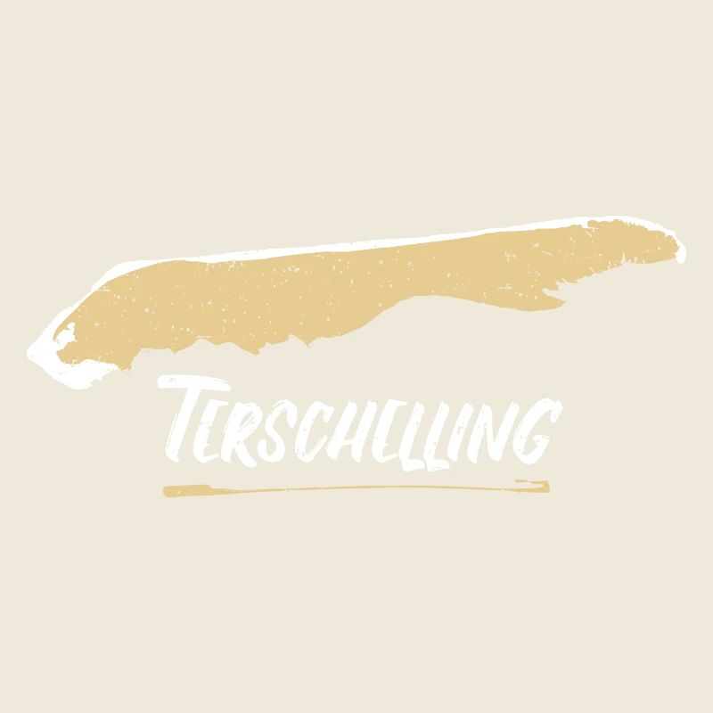 Terschelling | Vintage retro map