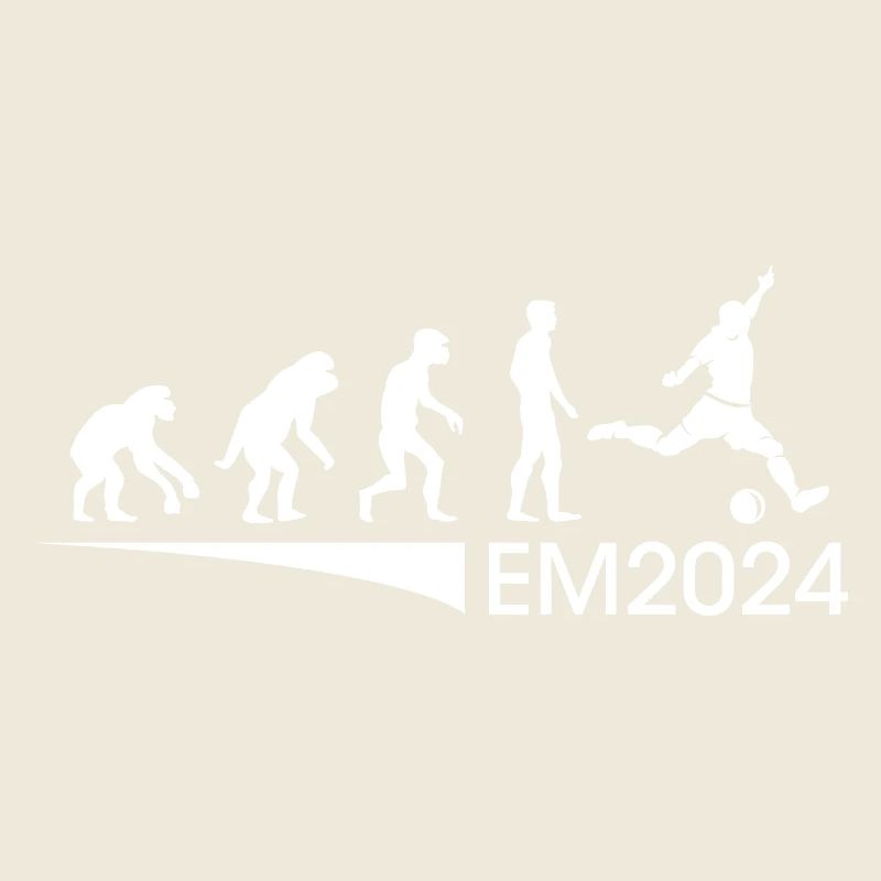 EM 2024 Evolution Fußball Freunde Mannschaft icon