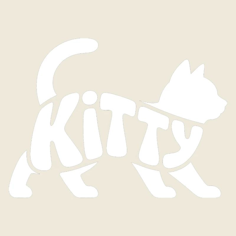 Kitty - Conception de chat de compagnie mignon