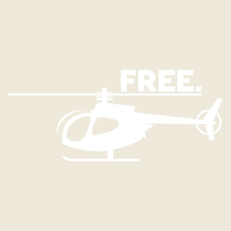 Helicopter Flying Is Freedom - Flight Pilot Icon