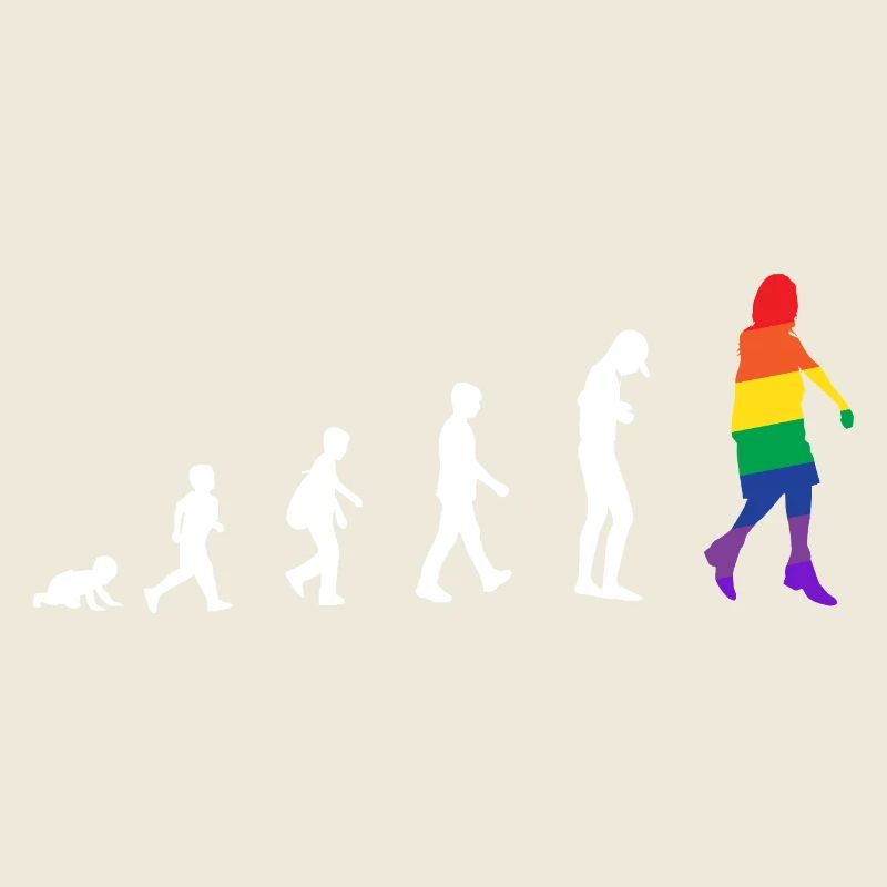 Evolution from baby to transgender / gay