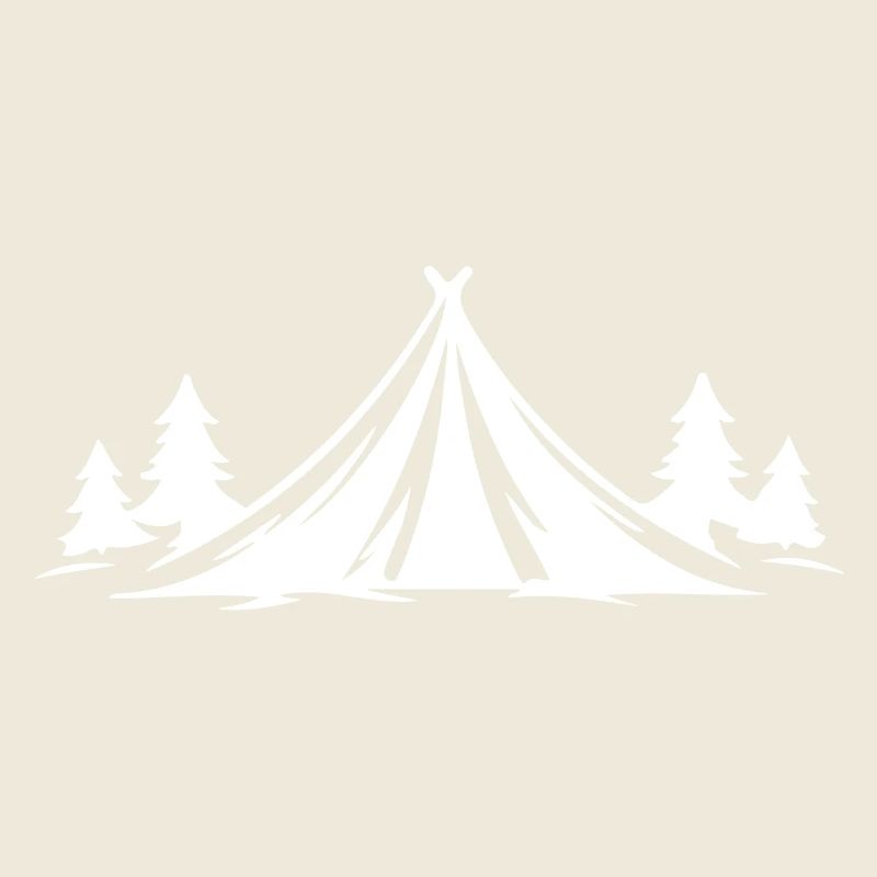 Camping Tent Nature Icon