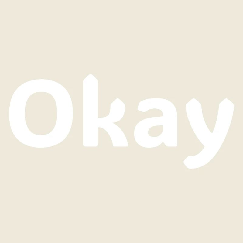 Okay Statement-Hemd minimalistisch