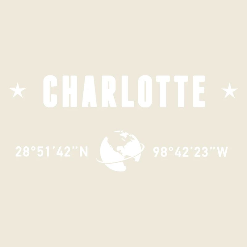 Charlotte, Caroline du Nord, coordonnées Globe White