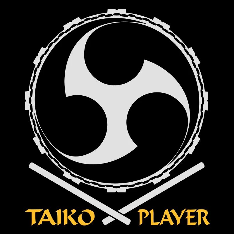 Symbol Taiko-Drumming V1 (dreifarbig)