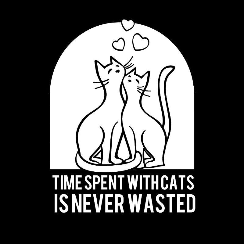 Time Spent With cats is never wast