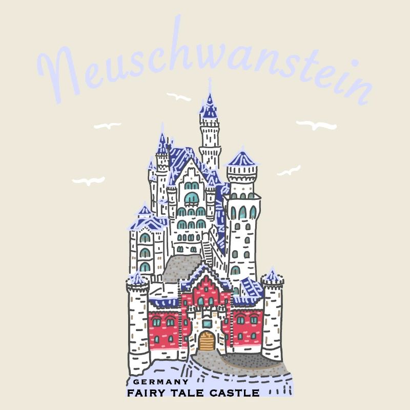 Château de Neuschwanstein, Bavière en Allemagne