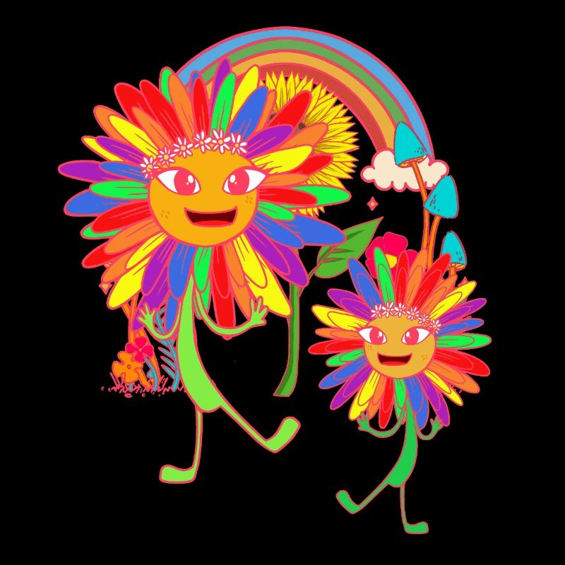 Sonnenblumen Regenbogen LGBT