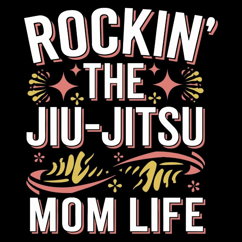 Un design cool pour les mamans de jiu-jitsu