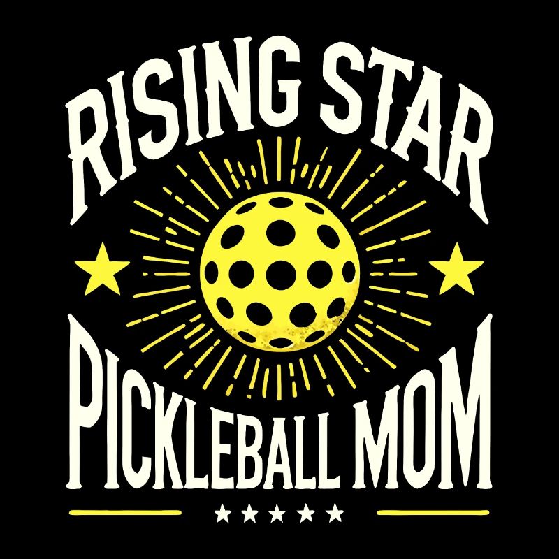 Pickleball Mama eines aufstrebenden Stars