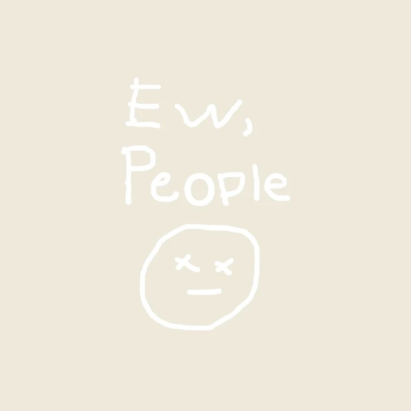 Ew People white design