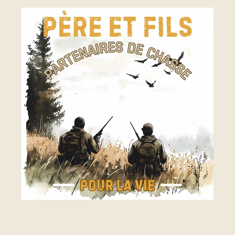 Père et Fils Chasse Ensemble