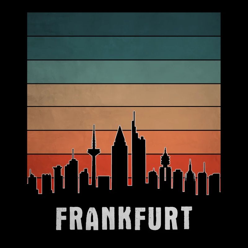 Retro Cities Frankfurt Sunset01