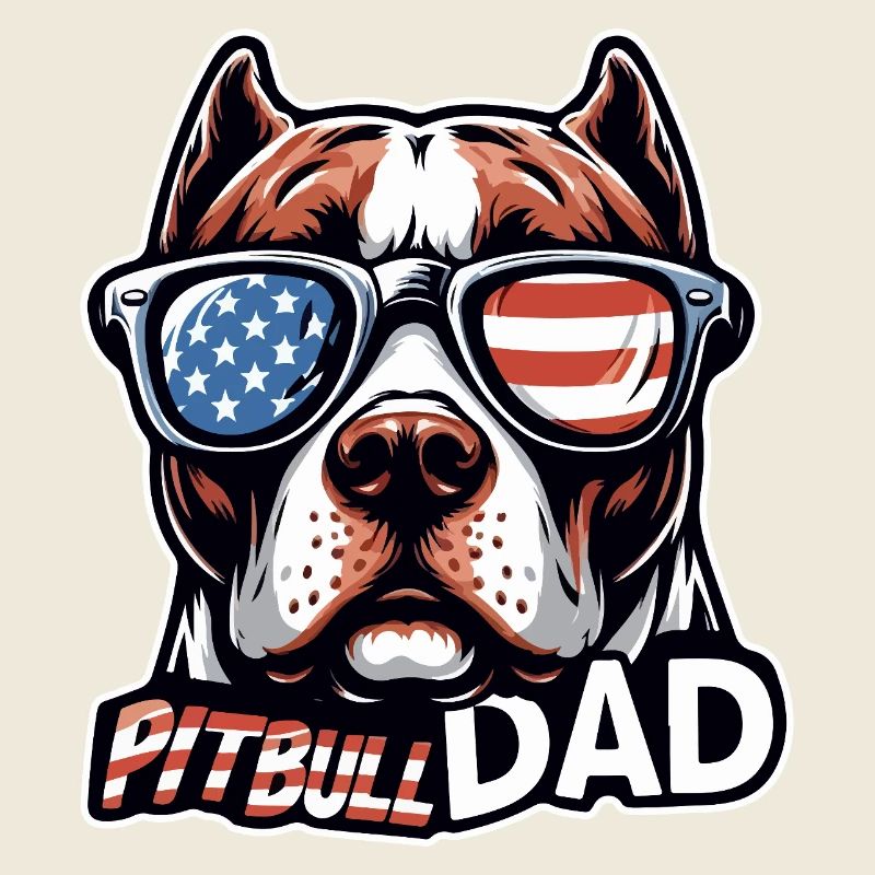 Pitbull Dad Glasses USA