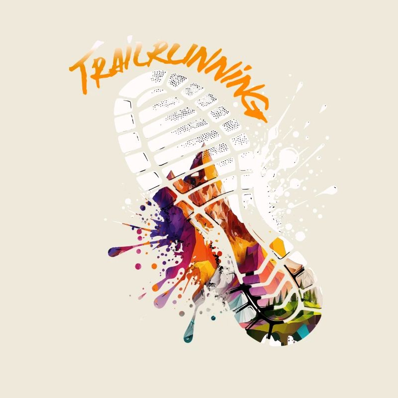 Course sur sentier. Sortez dans la nature.