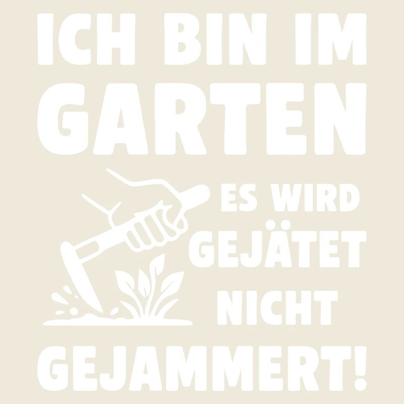 Im Garten wird gejätet statt gejammert