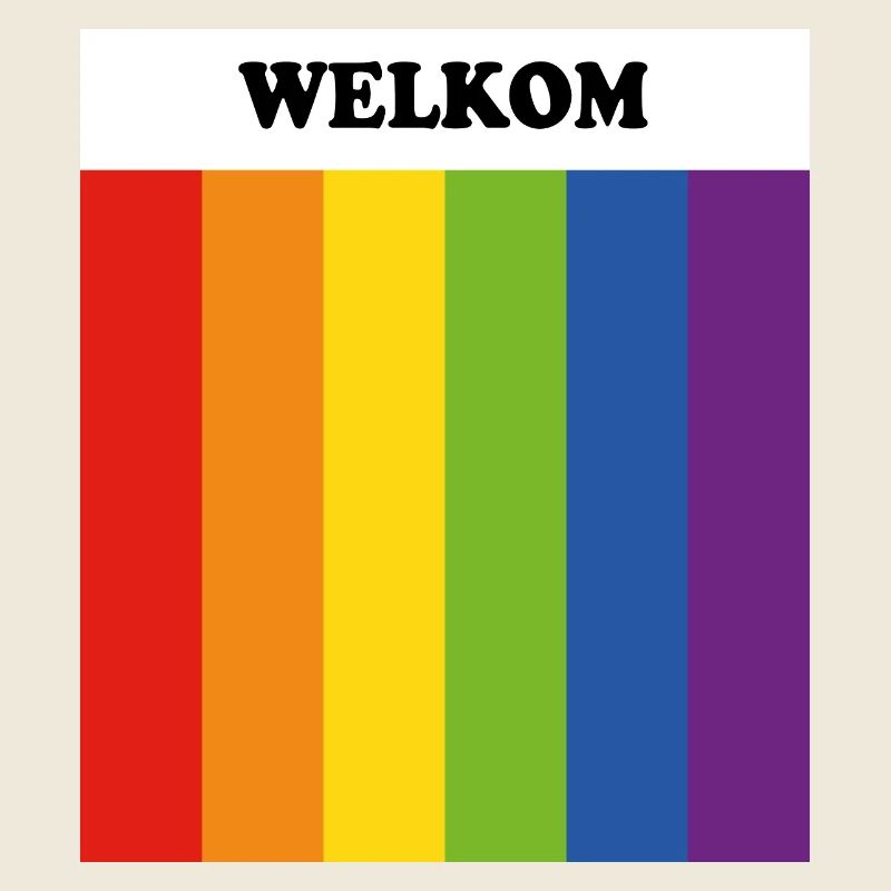 LGBT welcome Welkom Queer Safe Space - in Dutch 