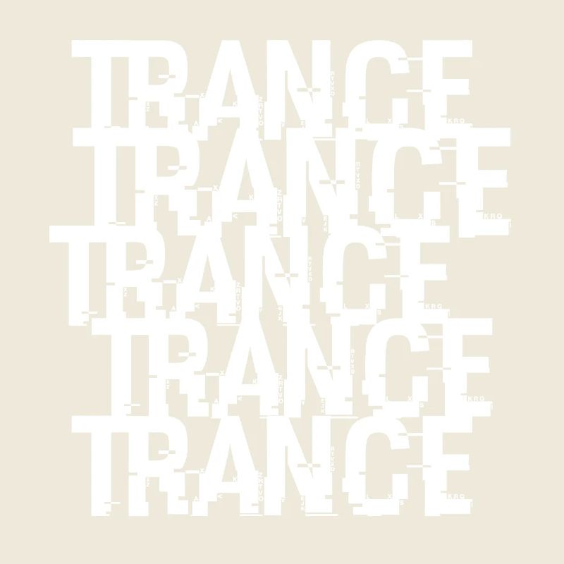 Trance-Typographisches Muster