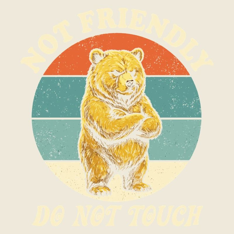 Grumpy Bear Nicht freundlich Lustiges Ironisches Meme