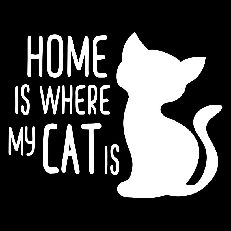 La maison est où mon chat est