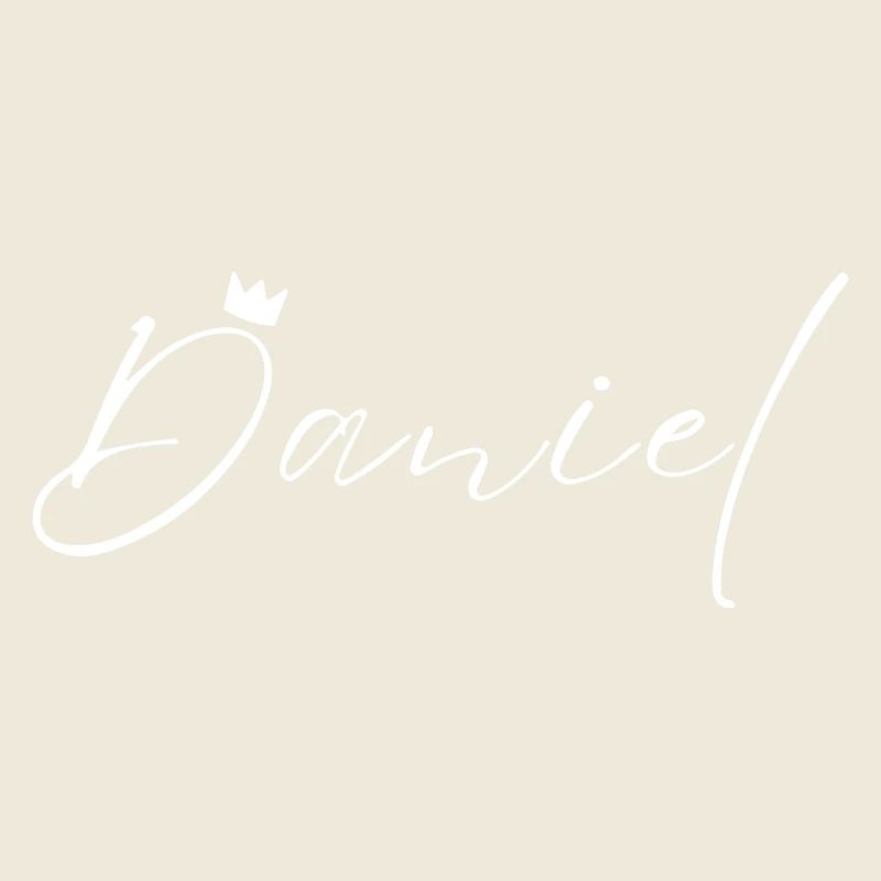 Daniel Name König T-Shirt Geschenk Männer