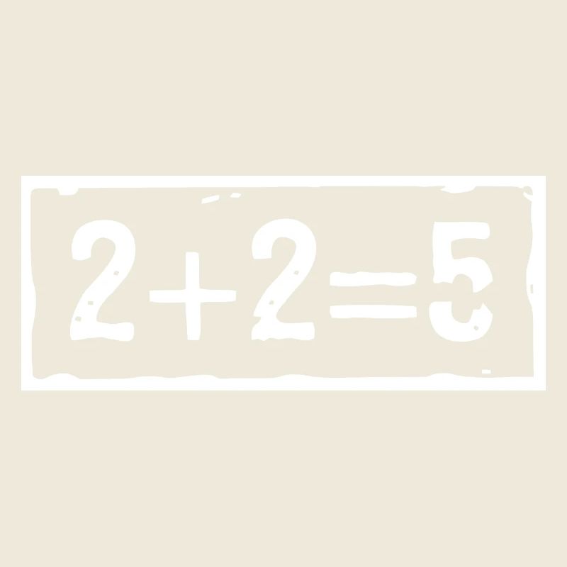 2 plus 2 ergibt 5 (dunkel)