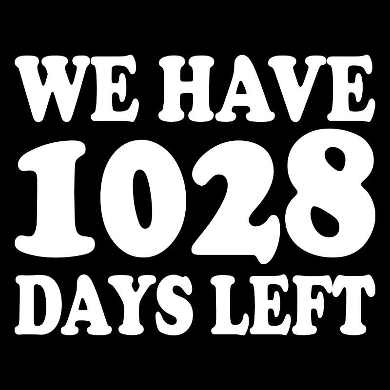 we have 1028 days left