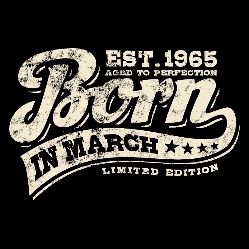 Né en mars 1965 - Anniversaire - Cadeau