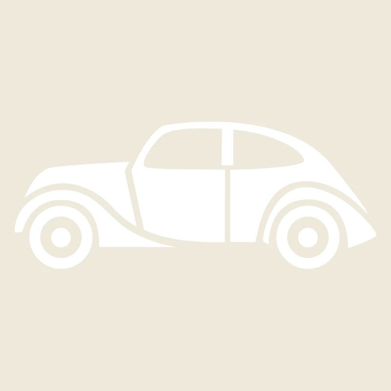 Oldtimer Symbol - Auto Klassiker Comic