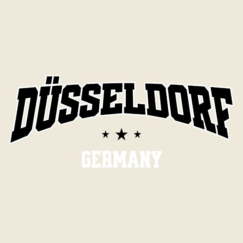 Düsseldorf Germany Varsity Schrift