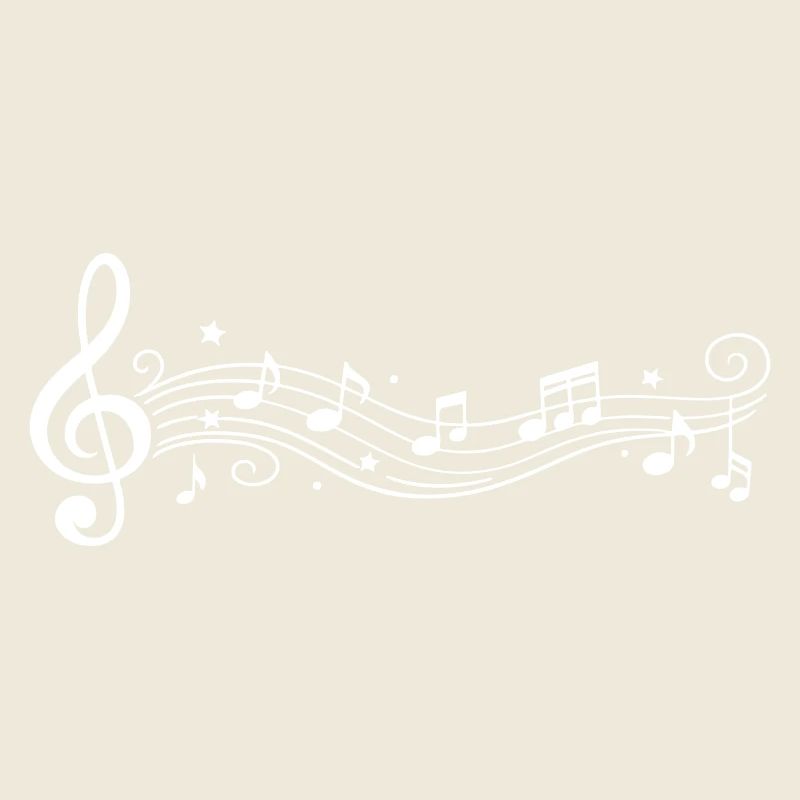 Musical Notes Melody Clefs